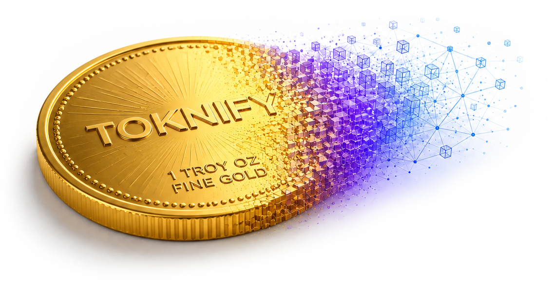 TOKNIFY real-world asset transforming into a digital asset